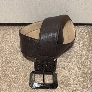 Men's Brown Leather Belt